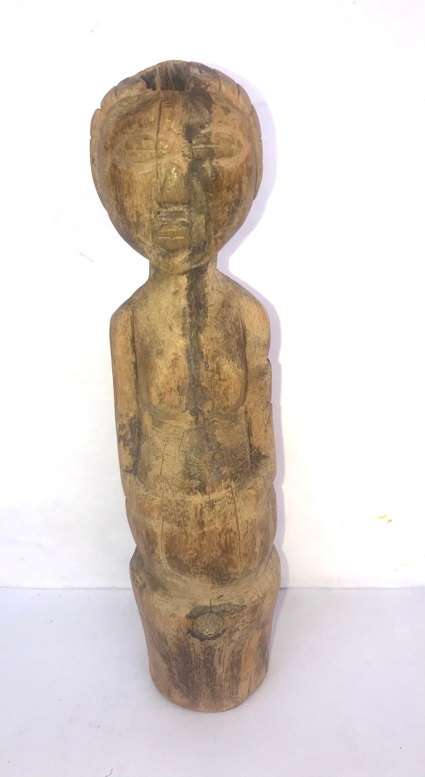 1.074 African Art: Namibia / Zambia - Luvale tribe - Fertility and Healing - 19cm