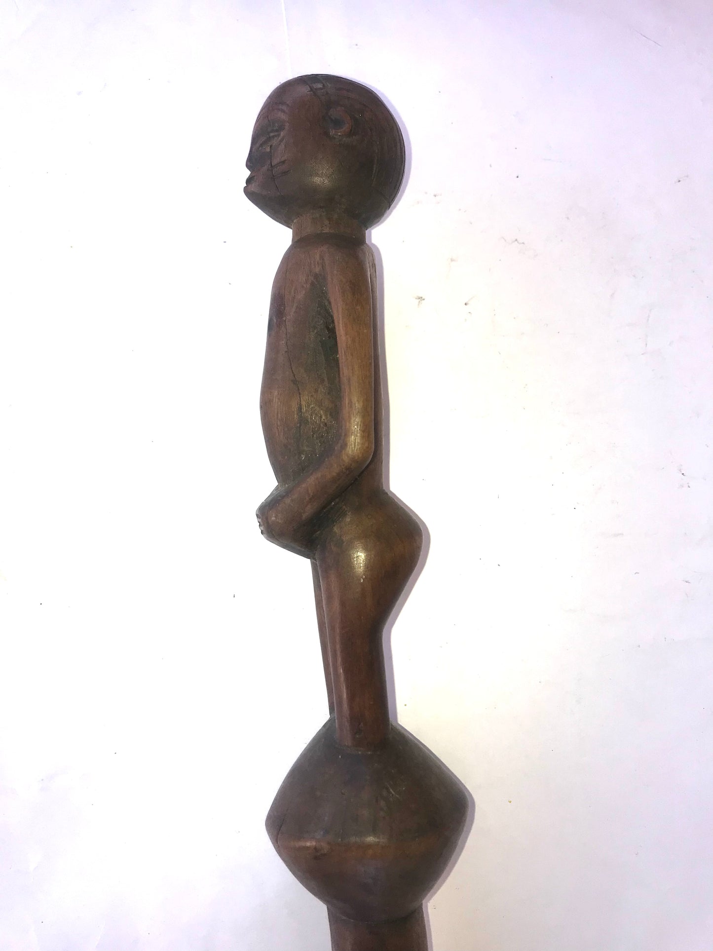 3.056 African Art: Namibia/Zambia - Mbunda tribe - Scepter - 66cm