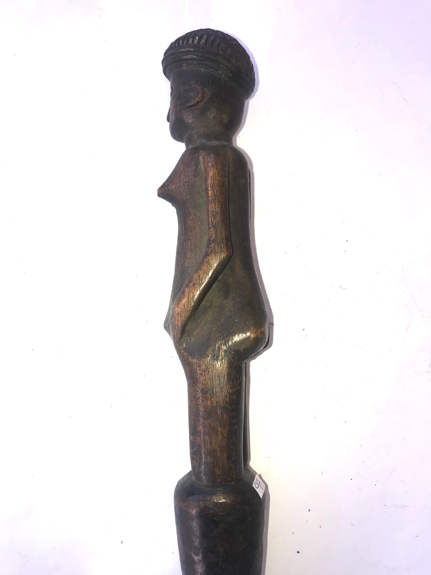 3.097 African Art: Tanzania - Lunguru tribe - walking stick / sceptor - 34cm