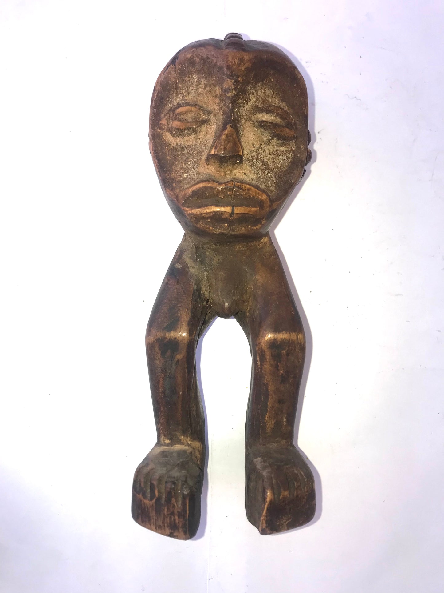 3.222 African Art: Kongo - Warega tribe - Healing figure - 19cm