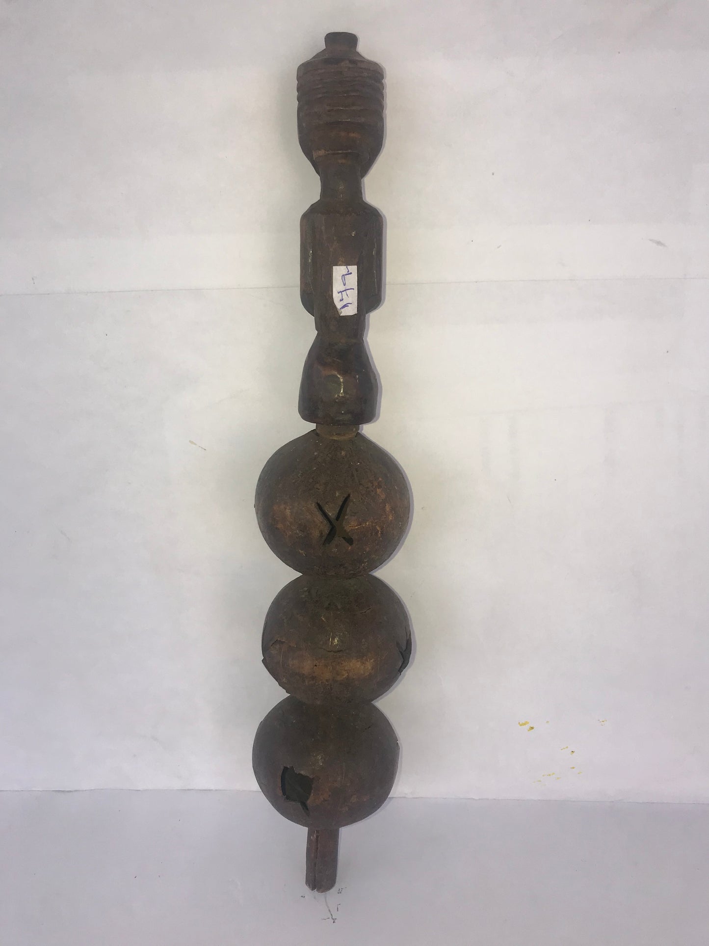 4.179 African Art: Kongo - Bahemba tribe - Musical rattle - 26cm