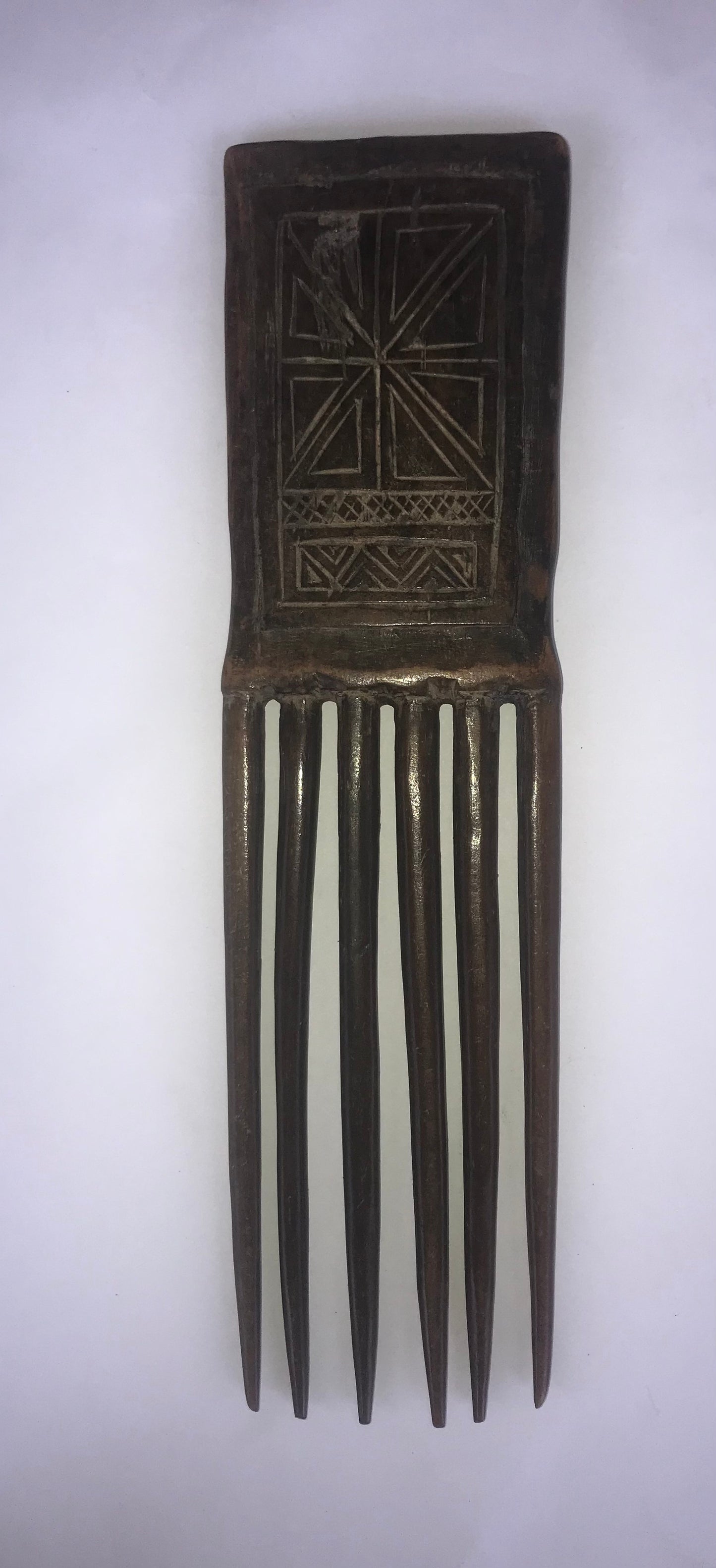 4.273.1 African Art: Namibia - Kavango tribe - Wedding comb - 22cm