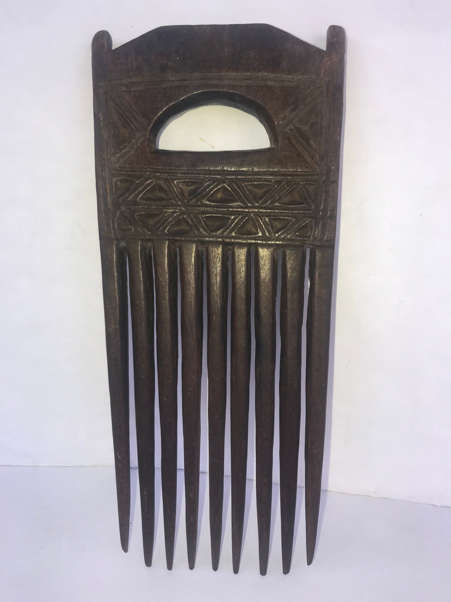 4.273.2 African Art: Namibia - Kavango tribe - Wedding Comb - 18cm