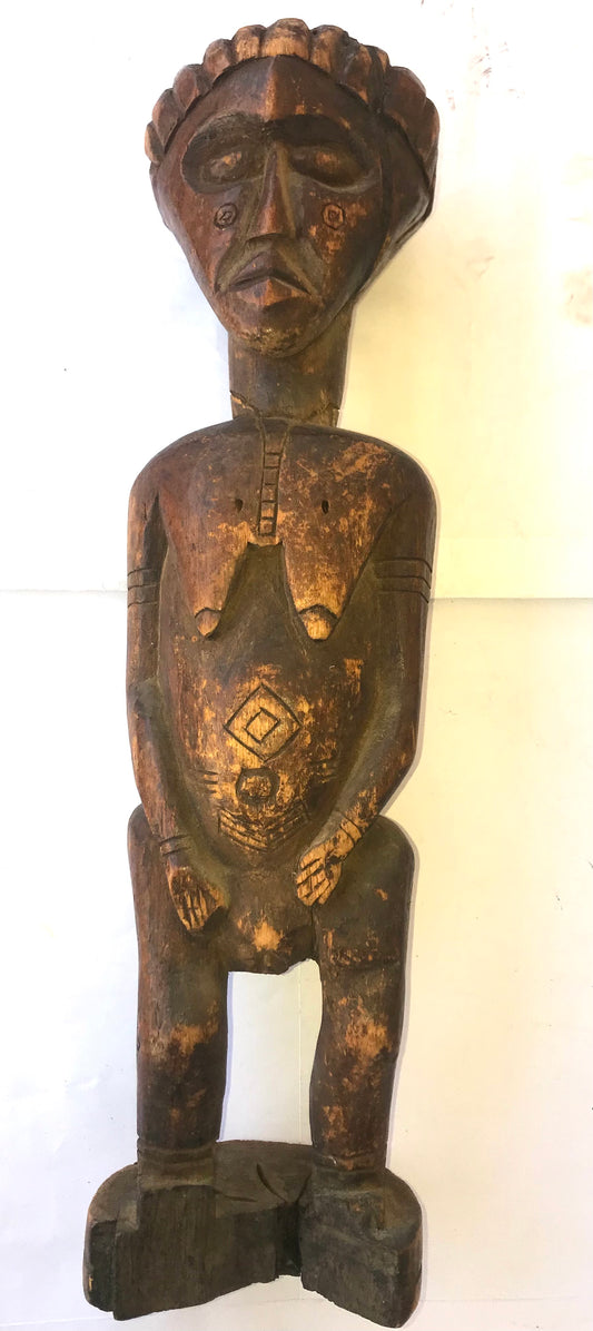 5.239 African Art: Namibia / Zambia - Luvale tribe - Ancestor Protection - 46cm