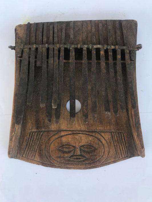 6.030 African Art: Angola - Tschokwe tribe - Musical instrument Kalimba - 15cm