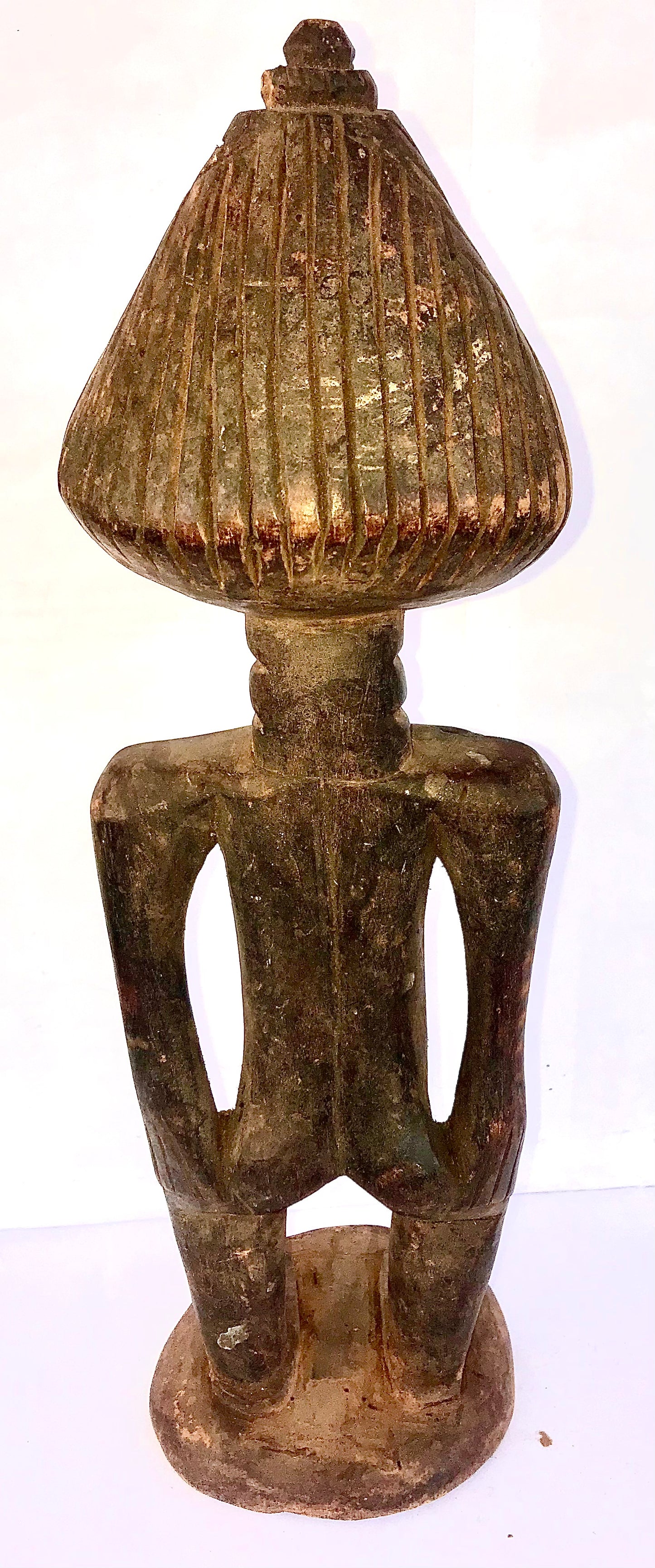 6.2213 African Art: Kongo - Baluba tribe - Protection and Healing figure - 35cm