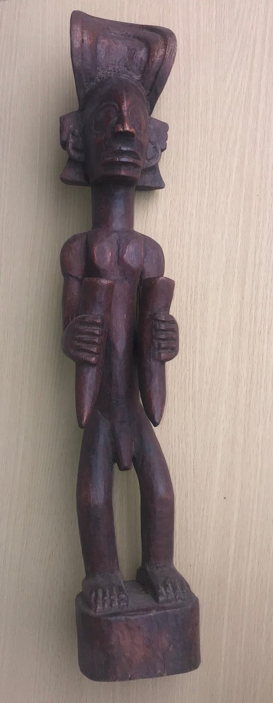 7.2216 African Art: Angola - Tschokwe tribe - Power and Protection - 55cm