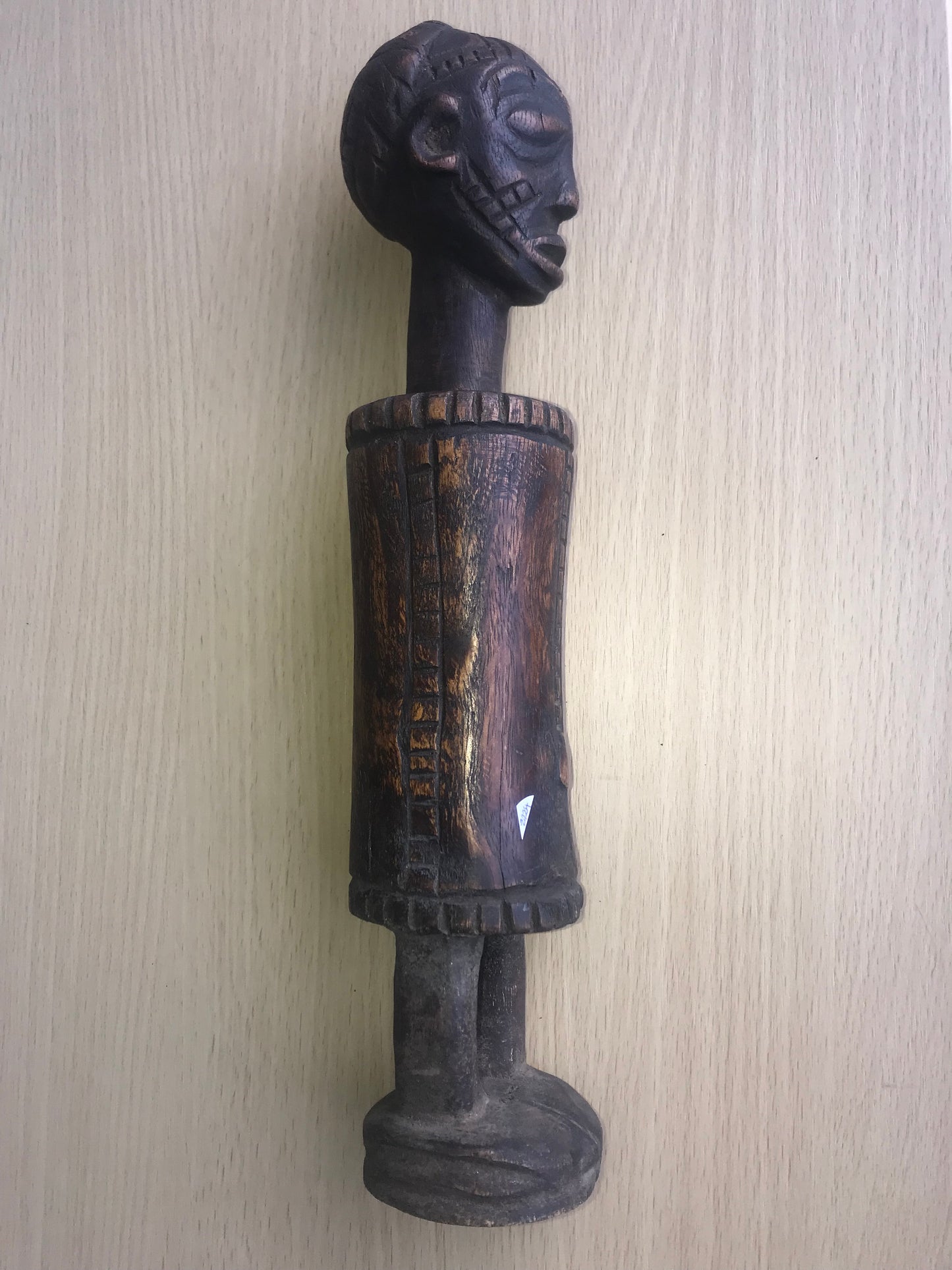 7.2224 African Art: Kongo - Tabwa tribe - Fertility Male - 33cm
