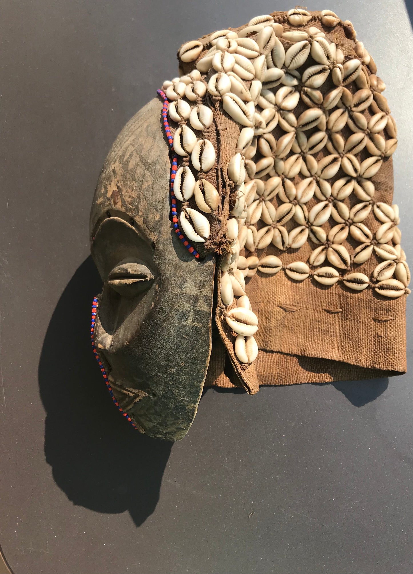 8.2235 African Art: Kongo - Bakuba tribe - Initiation mask - 31cm