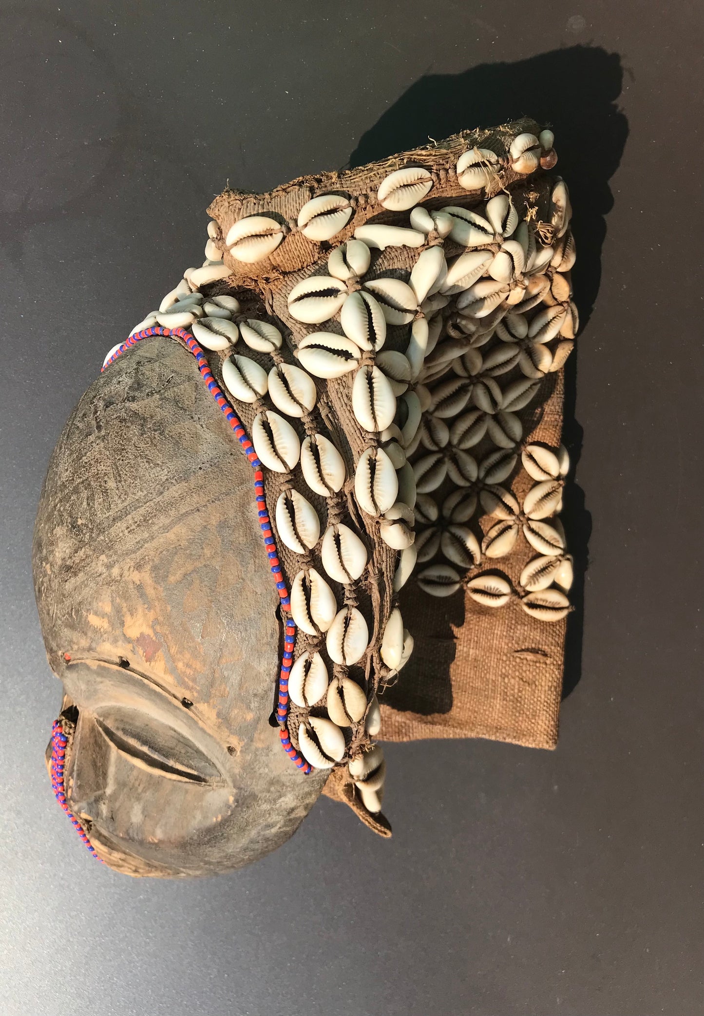 8.2235 African Art: Kongo - Bakuba tribe - Initiation mask - 31cm