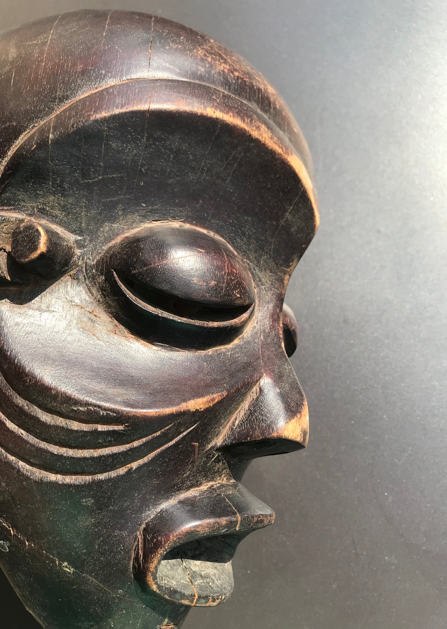 8.2239 African Art: Kongo - Pende tribe - Initition mask - 28cm