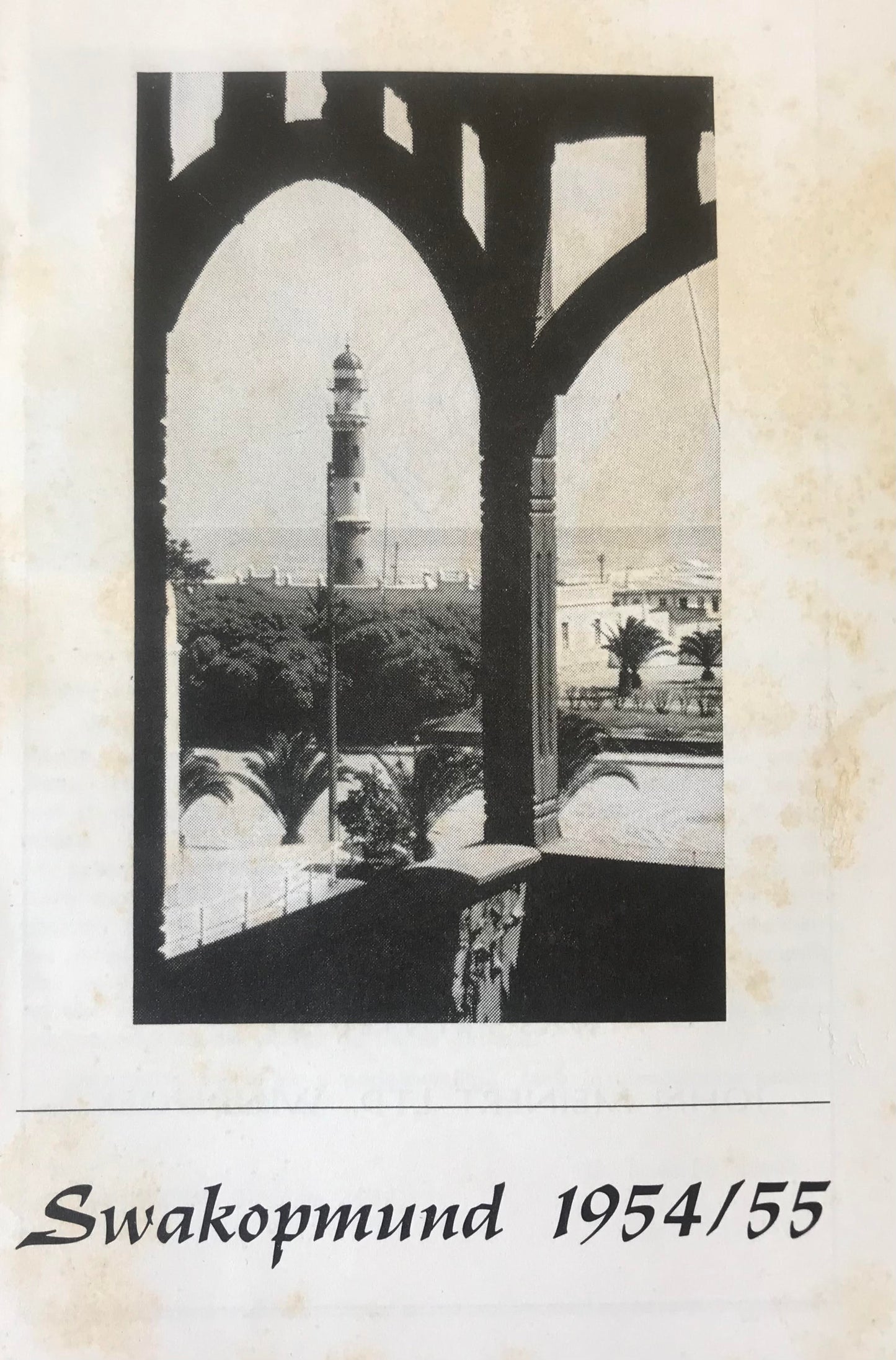Book 2.21. - SWA - Swakopmund 1954/55 - dreisprachiges Jahrbuch / trilingual annual