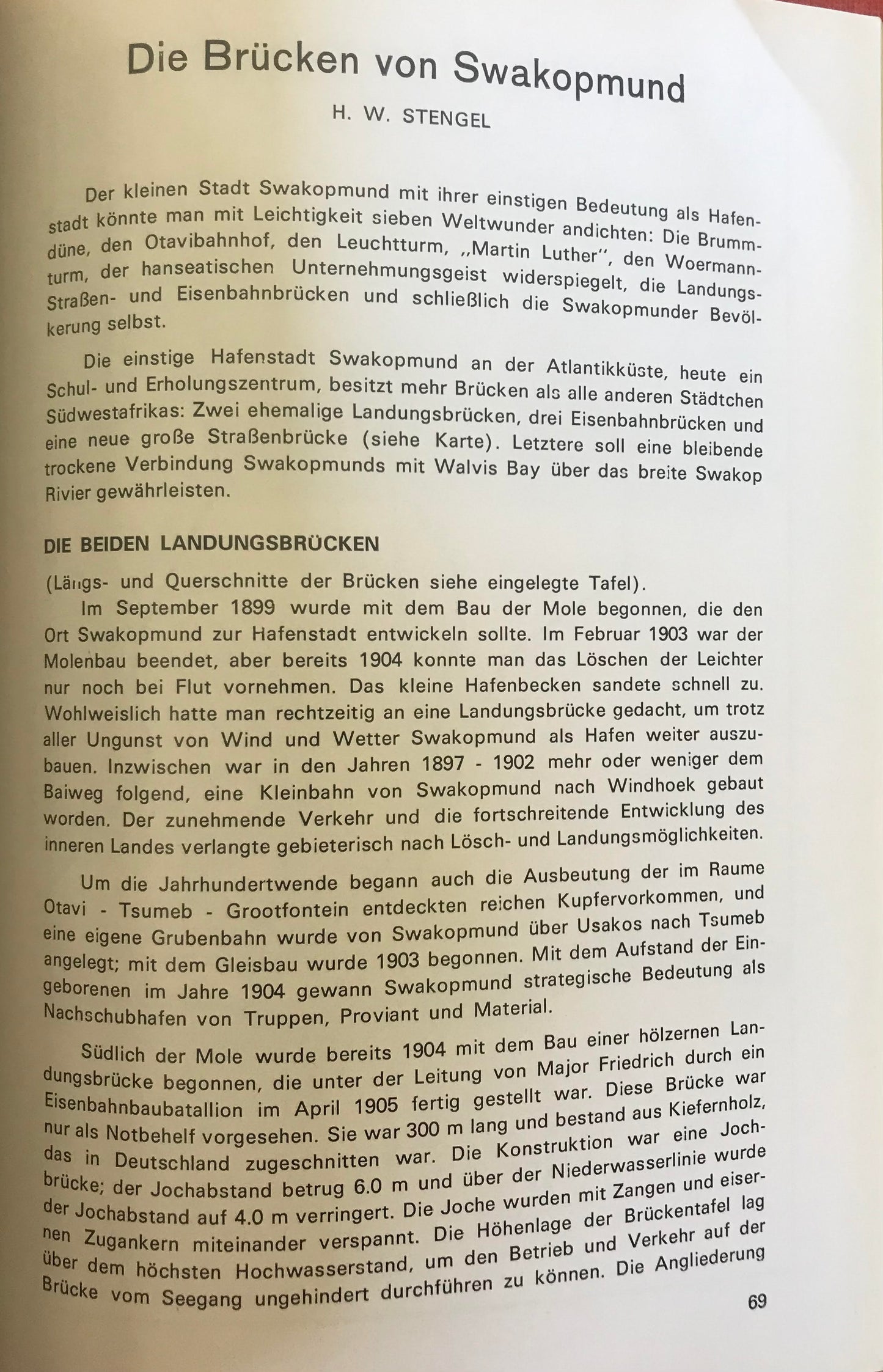 Book 2.22. SWA - Namib und Meer - Deutschsprachiges Swakopmunder Jahrbuch - Oktober 1970 / Namib and Ocean