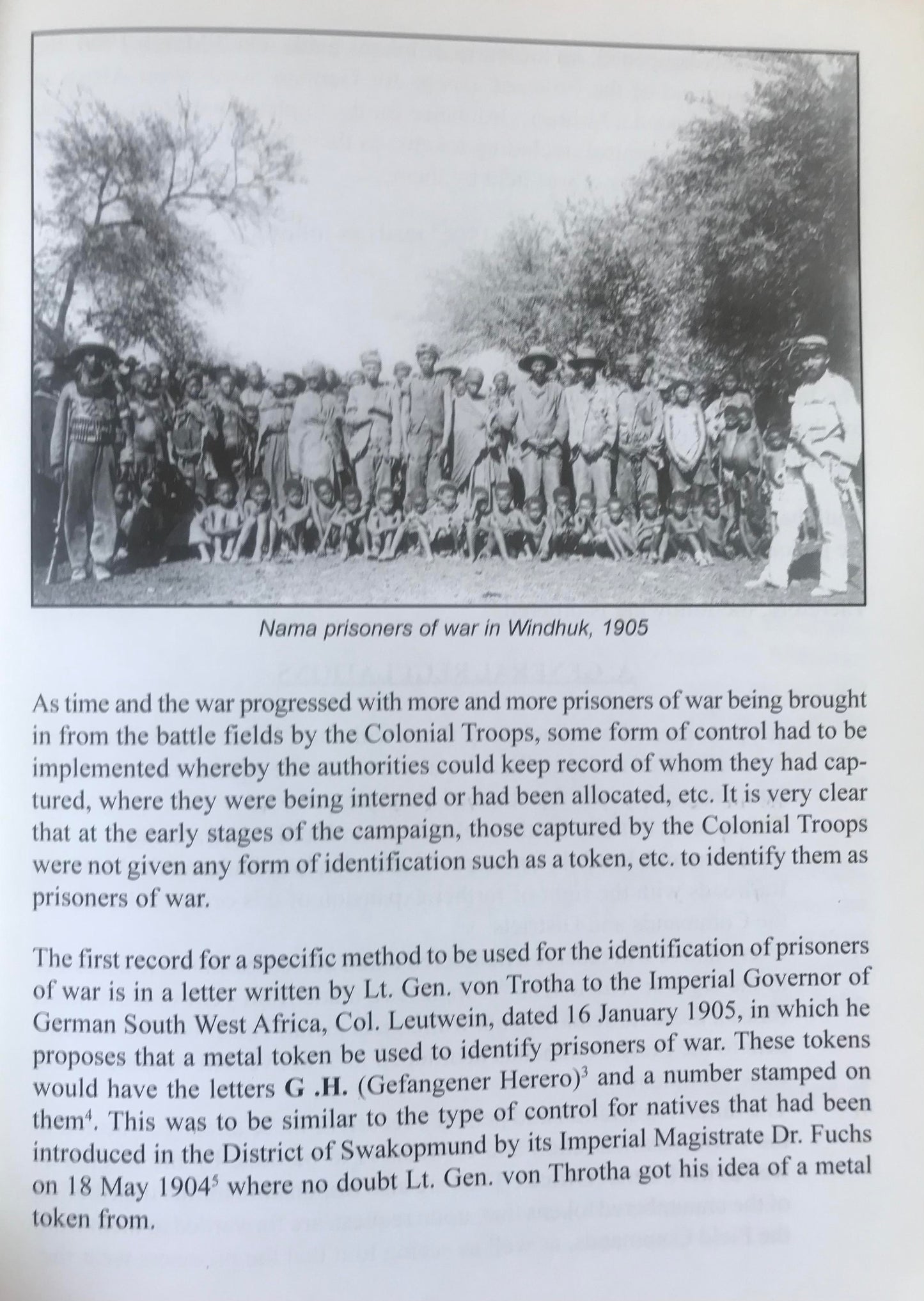 Book 2.25. DSWA - Die Kriegsgefangenenmarken von Deutsch-Südwestafrika, Gordon McGregor / The Prisoner of war tokens of German South West Africa, signed first Edition, 2003