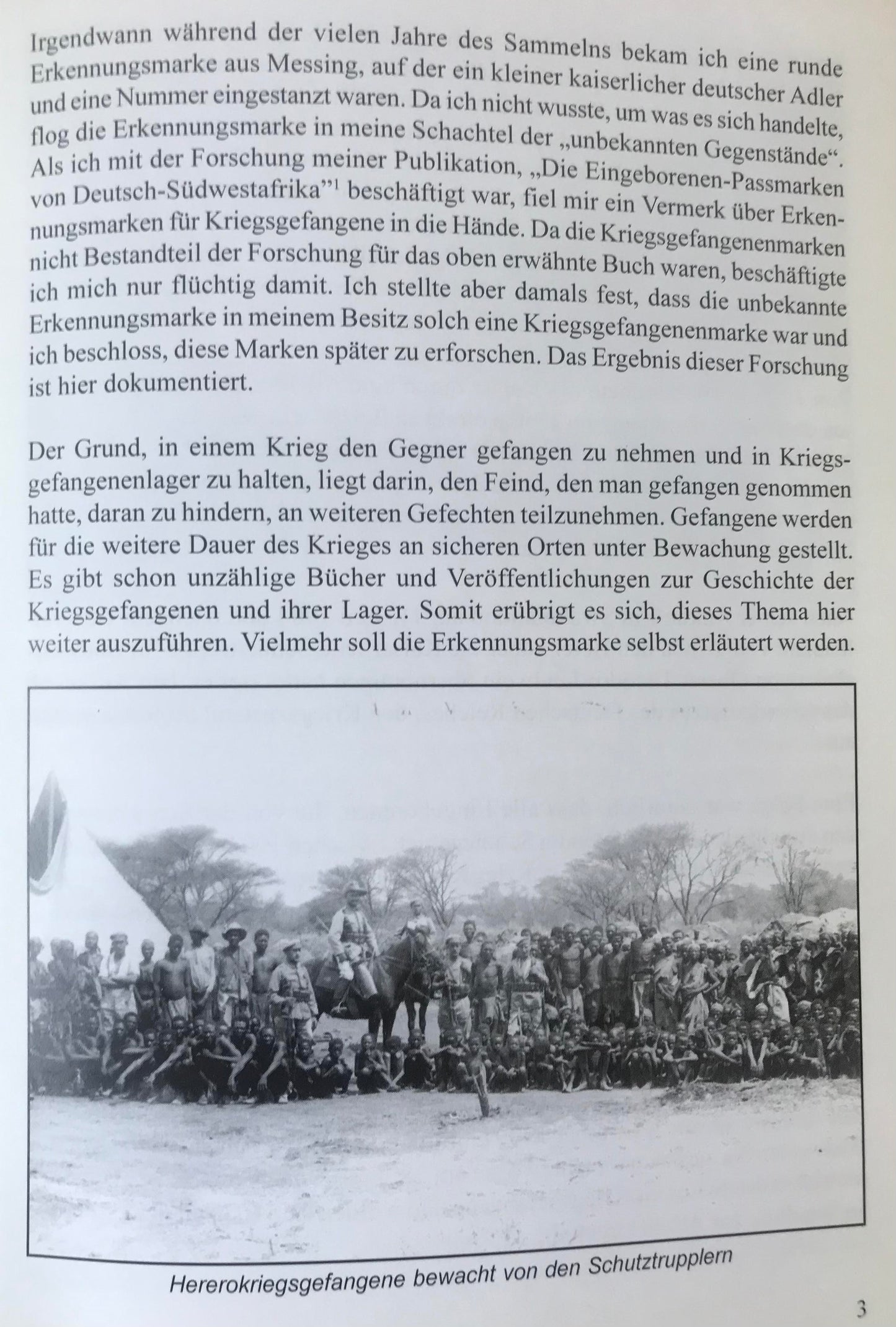 Book 2.25. DSWA - Die Kriegsgefangenenmarken von Deutsch-Südwestafrika, Gordon McGregor / The Prisoner of war tokens of German South West Africa, signed first Edition, 2003