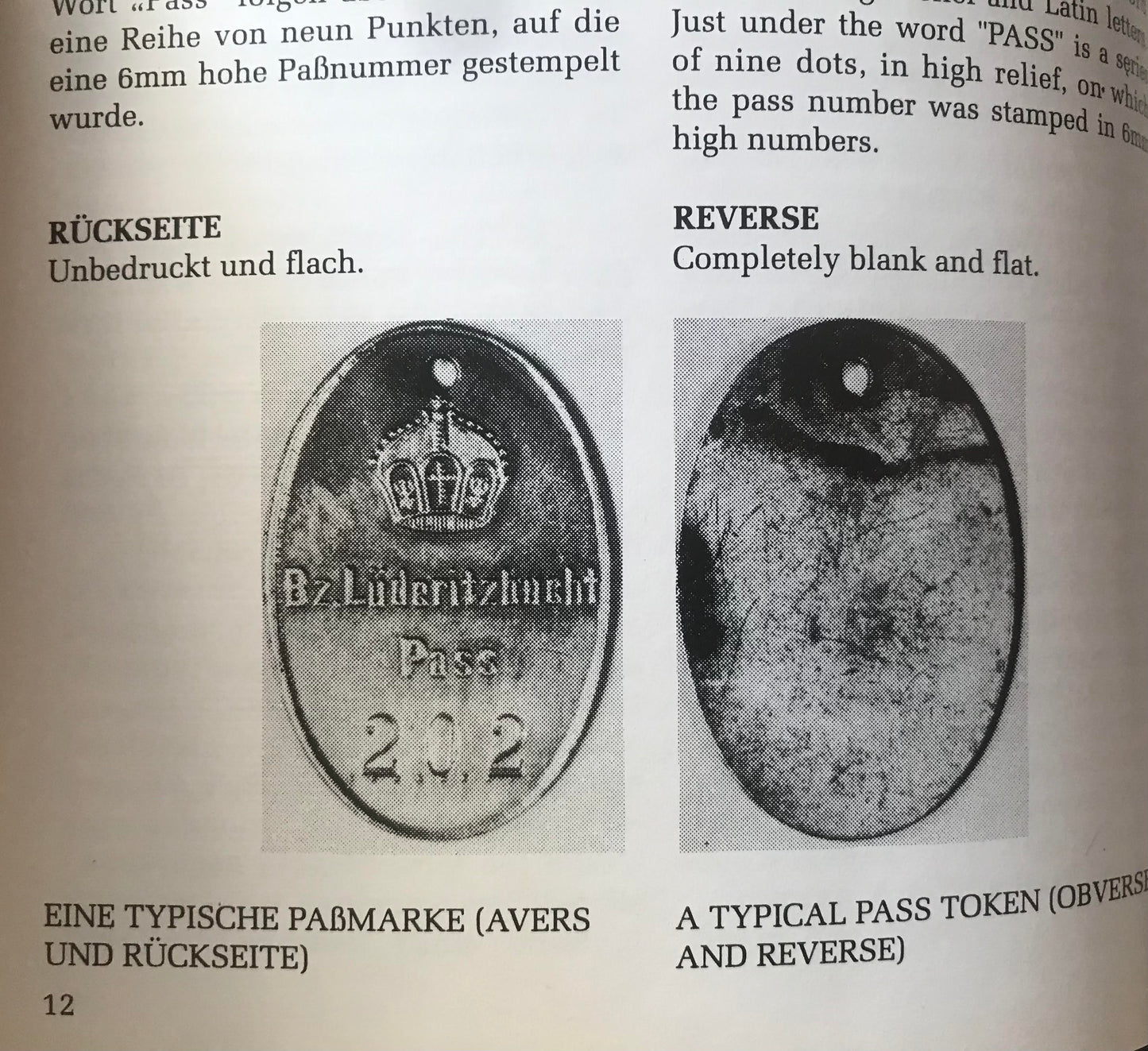Book 2.31 DSWA, Die Eingeborenen Passmarken von Deutsch-Südwestafrika, Erstauflage 1991 / The Native Tokens of German South West Africa, first edition