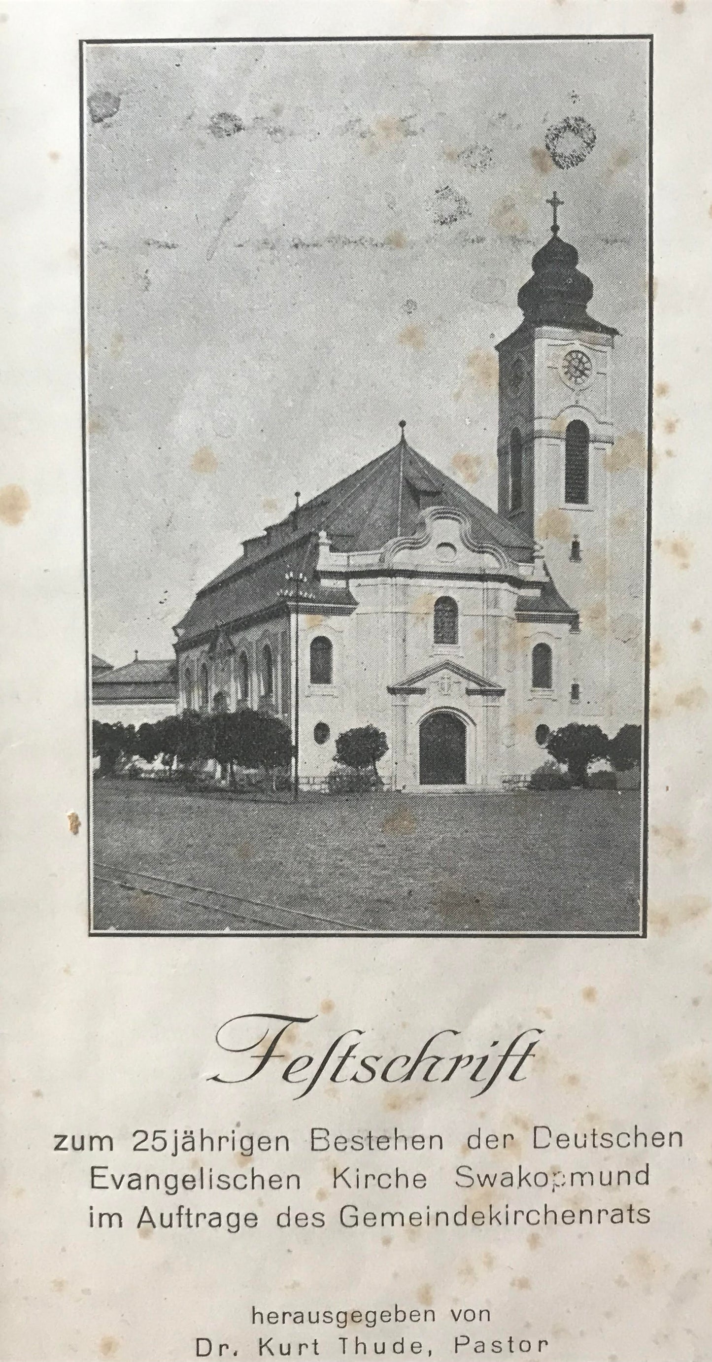 Book 2.36 SWA - 25 Jahre Deutsche Evangelische Kirche Swakopmund / 25 Years German Protestant Church Swakopmund