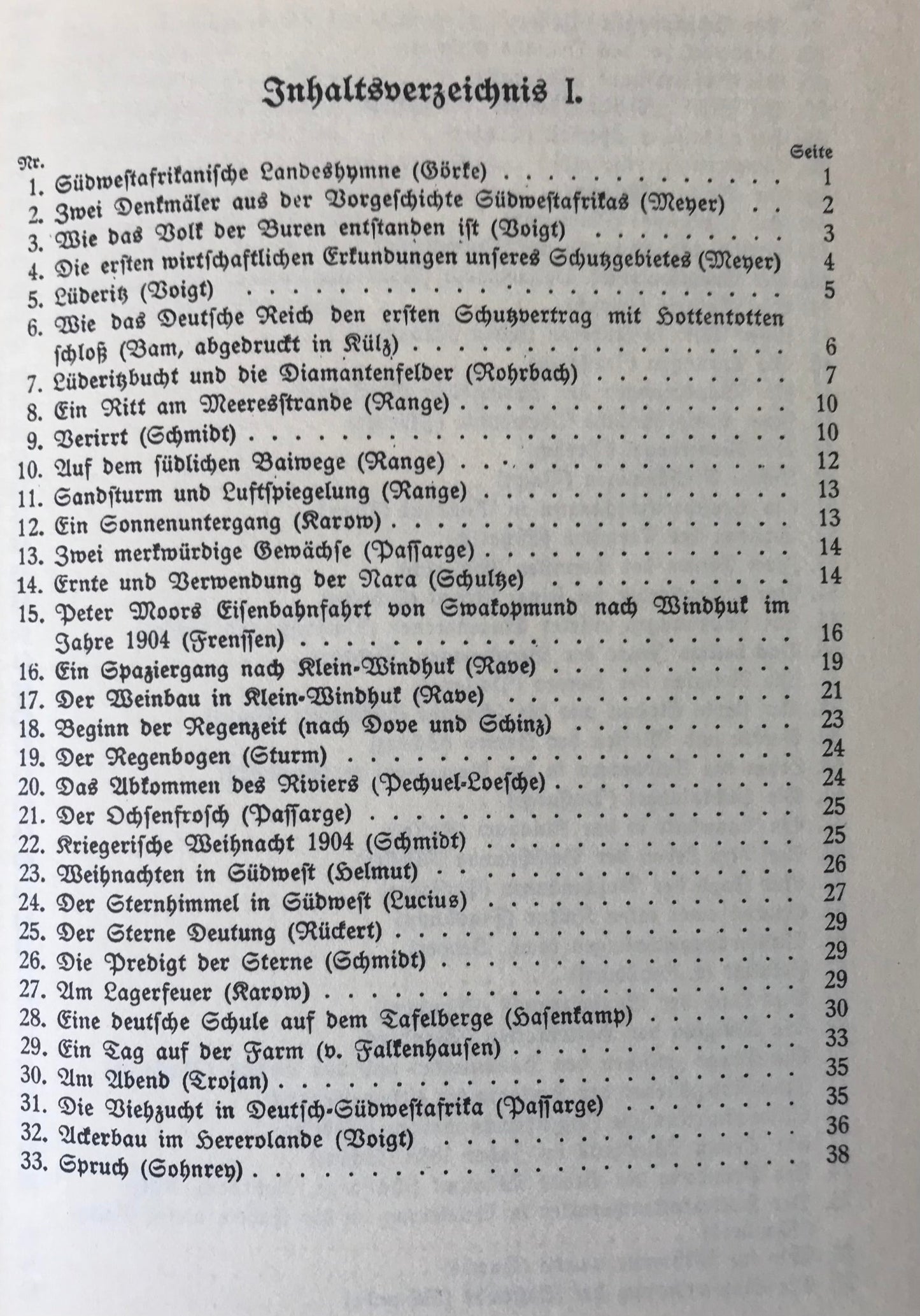 Book 2.7. DSWA - Deutsch-Südwestafrika - Land und Leute - Bernhard Voigt - Nr 1 von 1000 /