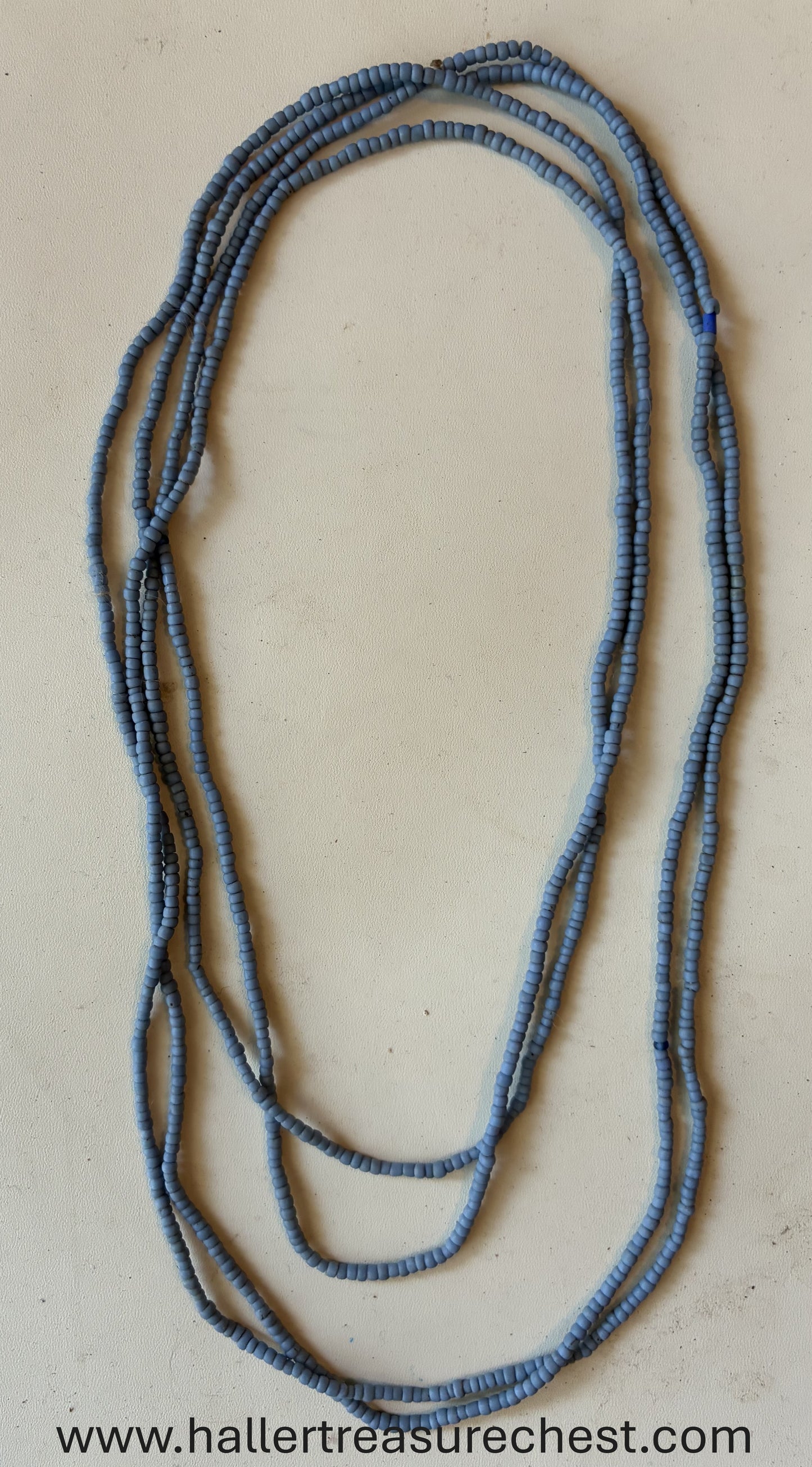 Jewellery 1.29. Traditionelle Halskette aus Glastauschperlen des Namibischen Owambo-Stammes / Traditional necklace made from glass trade bead from the Namibian Owambo tribe