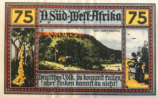 MV020 - Coupon - 75Pfennig - GSWA - 1922 / Gutschein - 75Pfennig - DSWA