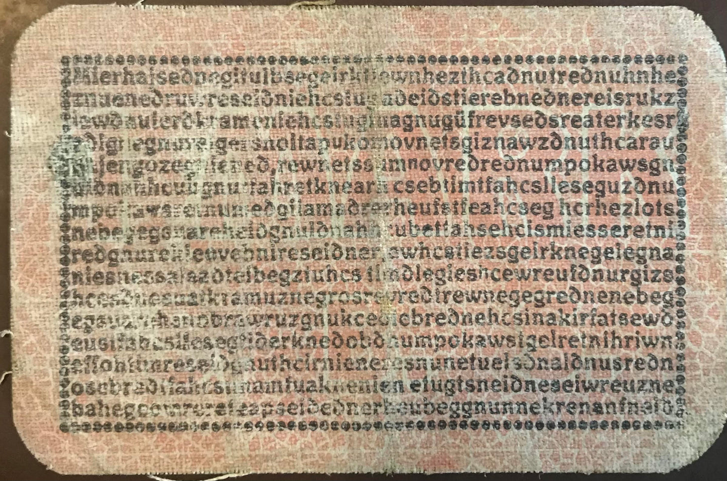 MV032 - Voucher / Gutschein - 1 Mark - Swakopmunder Buchhandlung - Sept1916