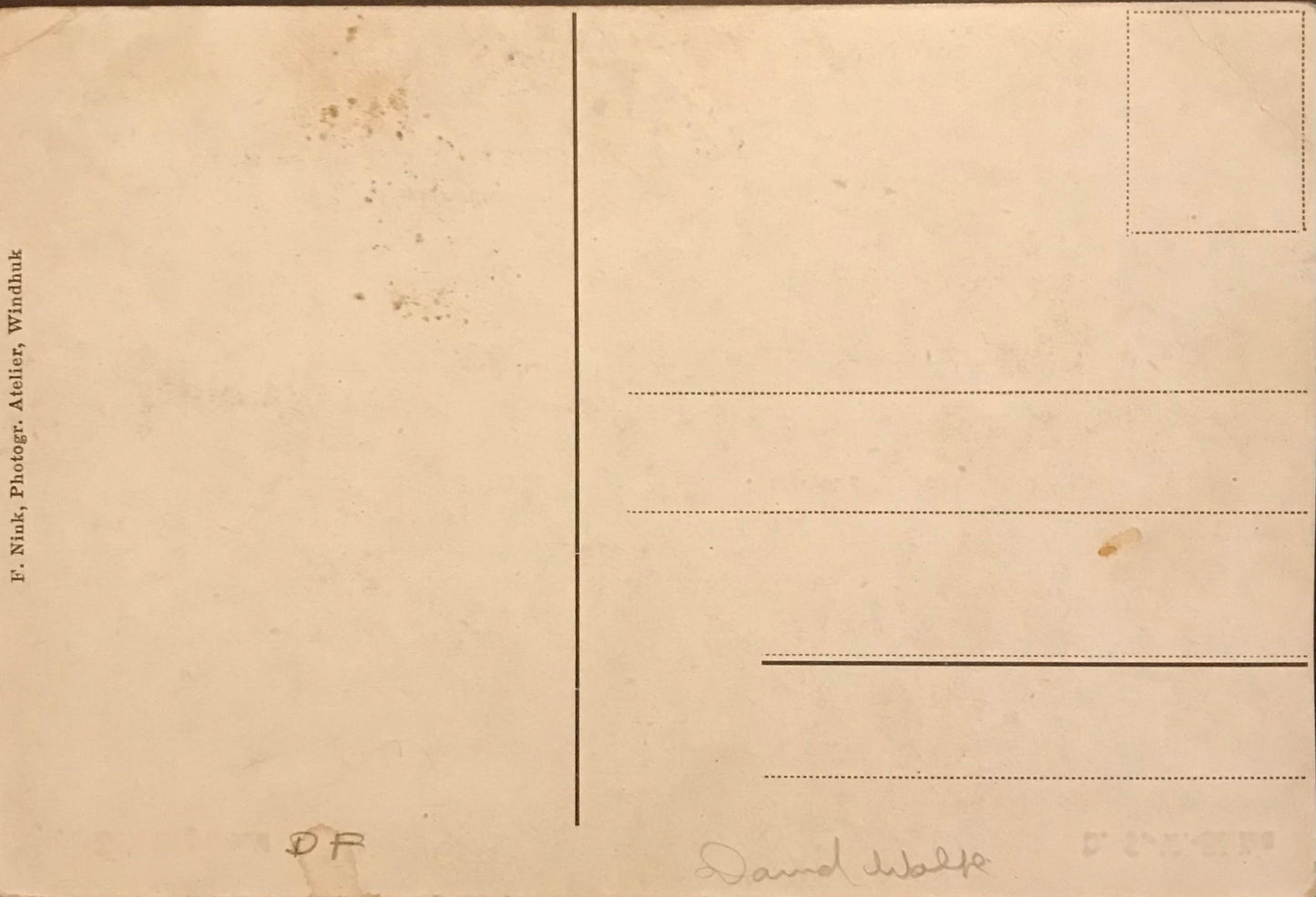 PC0004 - GSWA original postcard - rainy season / DSWA Original Postkarte: zur Regenszeit