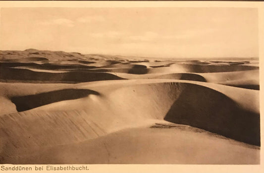 PC0013b - GSWA original postcard - sanddunes / DSWA Original Postkarte - Sanddünen - J.C.Hubrich