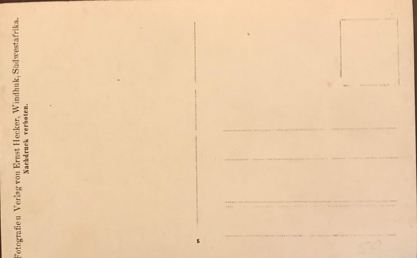 PC0014 - GSWA postcard - farm in South / GSWA Postkarte - Farm im Süden - Ernst Hecker