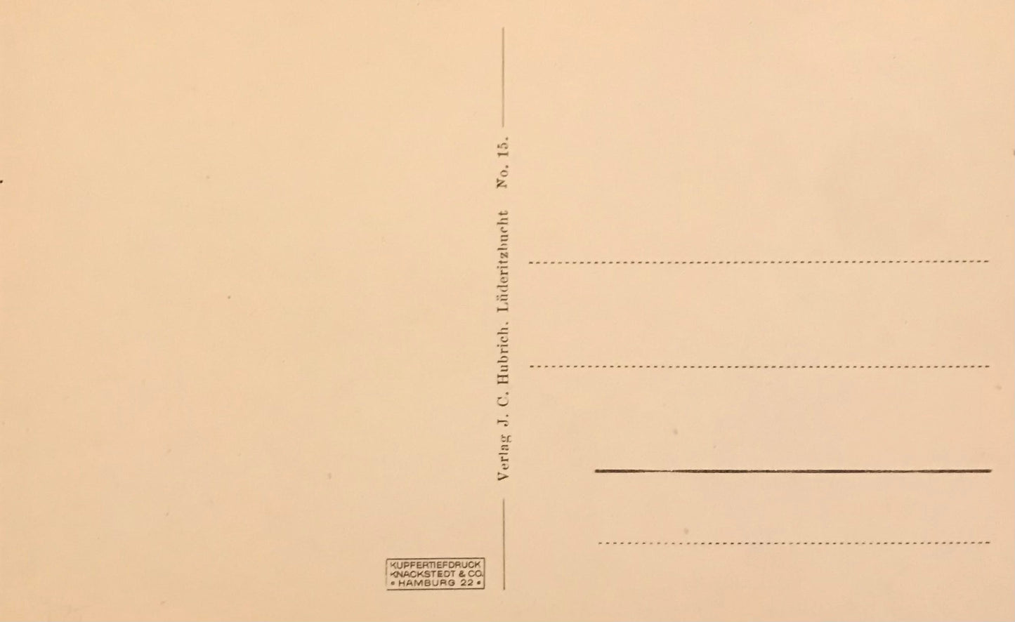 PC0015 - GSWA postcard - Consolidated Diamond Mines Elisabeth Bay / DSWA Original Postkarte - J.C.Hubrich