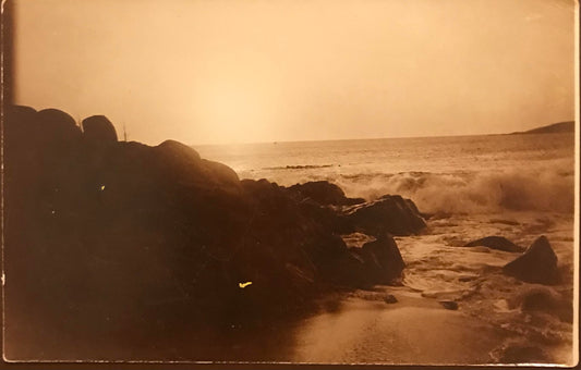 PC 0035 - SWA postcard - sundowner in Lüderitz Bay / SWA Postkarte -  Sonnenuntergang in Lüderitzbucht