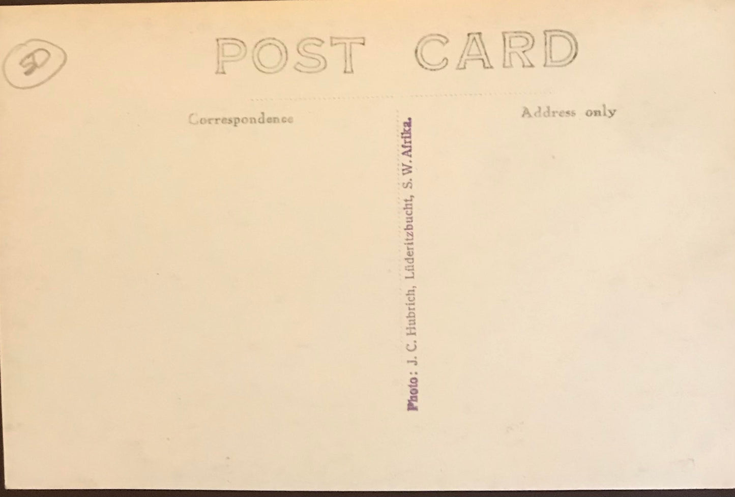 PC 0043 - SWA original postcard - Kahn river / SWA Original Postkarte - Kahn Revier - J.C.Hubrich