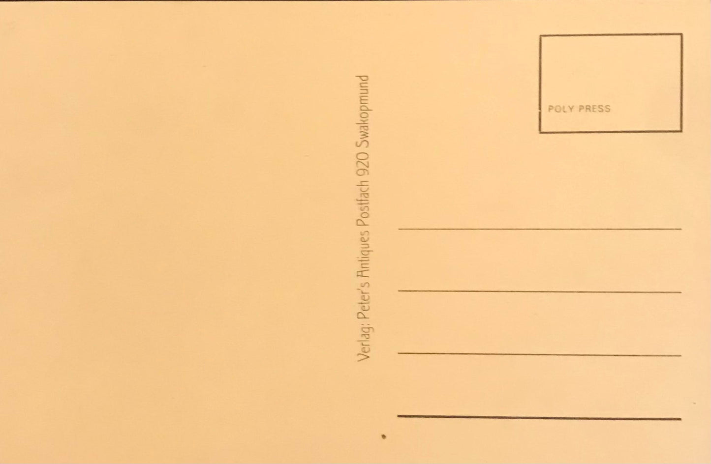 PC 0046 GSWA postcard - soldiers on Camels / DSWA Postkarte - Kamelreiter der Schutztruppe - Nachdruck: Peter's Antiques