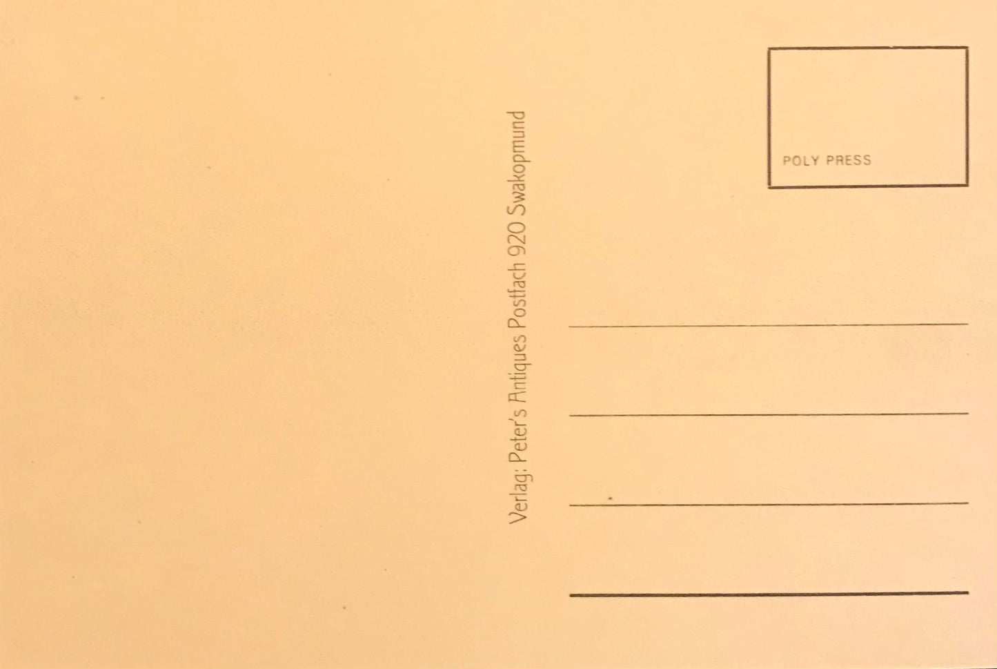 PC 0048 GSWA - field telephone / DSWA - Telefon im Felde - Nachdruck: Peter's Antiques