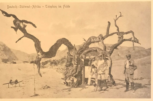 PC 0048 GSWA -  field telephone /  DSWA - Telefon im Felde - Nachdruck: Peter's Antiques