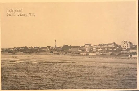 PC 0052 GSWA postcard - Swakopmund 1910 / DSWA Postkarte - Swakopmund 1910 - Nachdruck: Peter's Antiques
