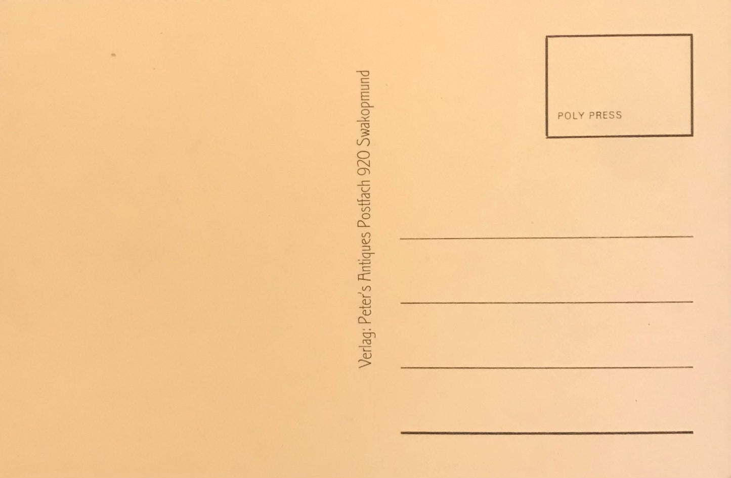 PC0058 GSWA postcard - local postal service on foot / DSWA Postkarte - lokaler Postdienst zu Fuss - Nachdruck - Peter's Antiques