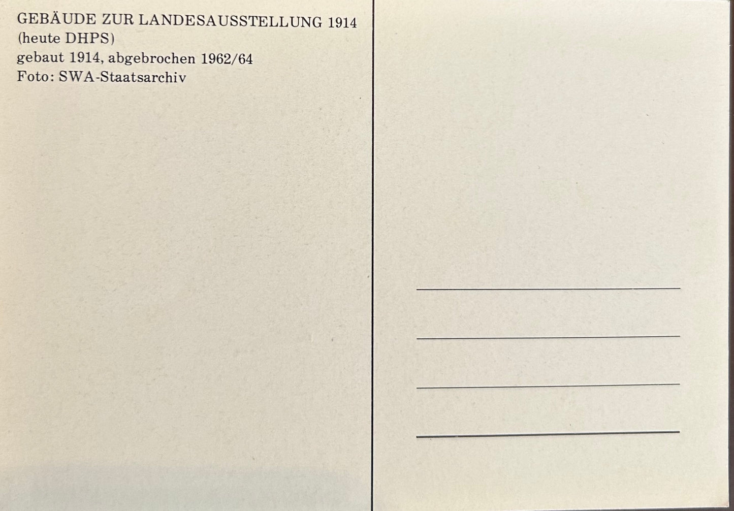 PC 0074 - Gebäude zur Landesausstellung 1914 (heute DHPS), Windhuk, DSWA / Building for the 1914 National Exhibition (today DHPS), Windhoek, DSWA