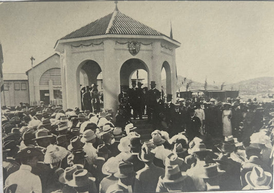 PC 0091 - DSWA - Halle und Musikpavilion zur Landesausstellung 1914 / GSWA - Hall and music pavilion for the 1914 national exhibition