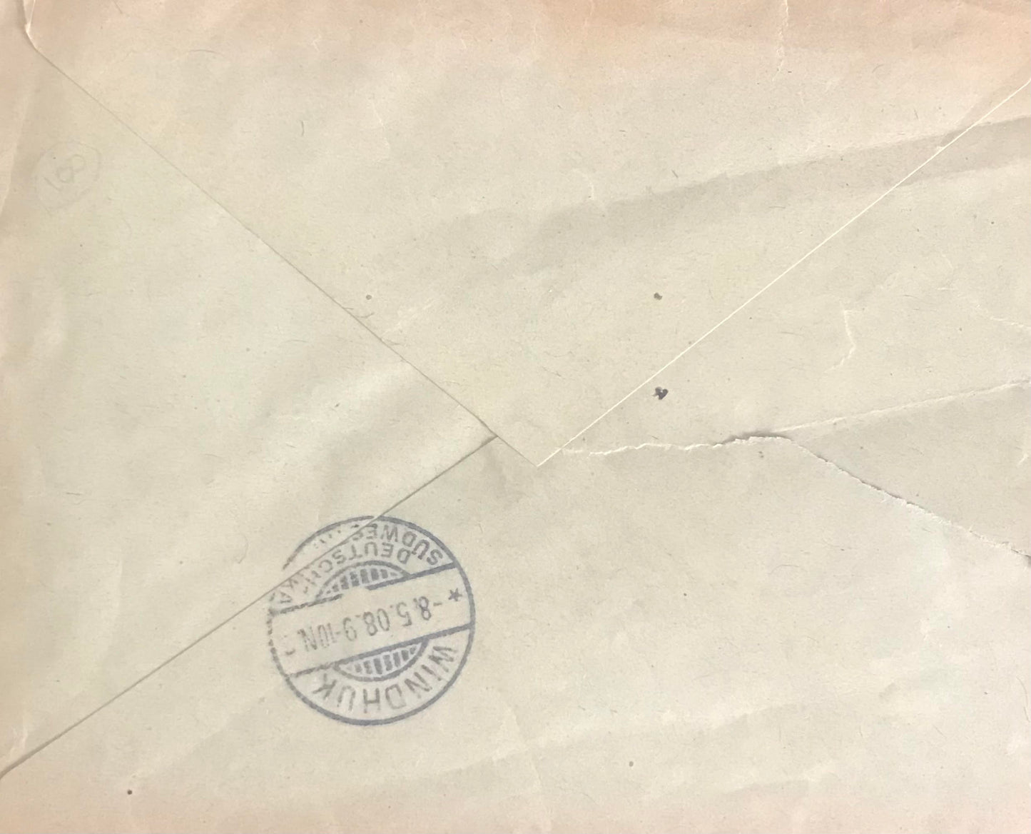 PC0101 - Briefumschlag: Regierungsbaumeister Redecker / Envelope: Government architect Redecker