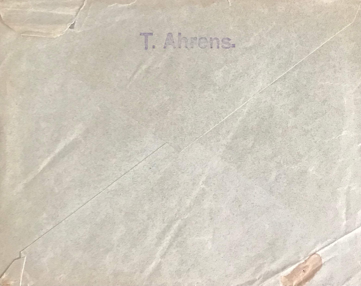 PC0102 - Briefumschlag: An den Regierungsarchitekten Redecker - mit DSWA-Marke zu 10 Pfennig