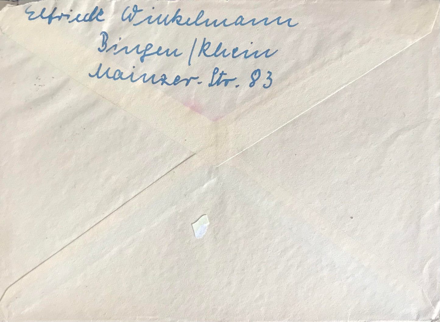 PC0109 - Letter - Berlin - 1955 - 20Pfennig Stamp / Brief - Berlin - 1955 - 20Pfennig Briefmarke