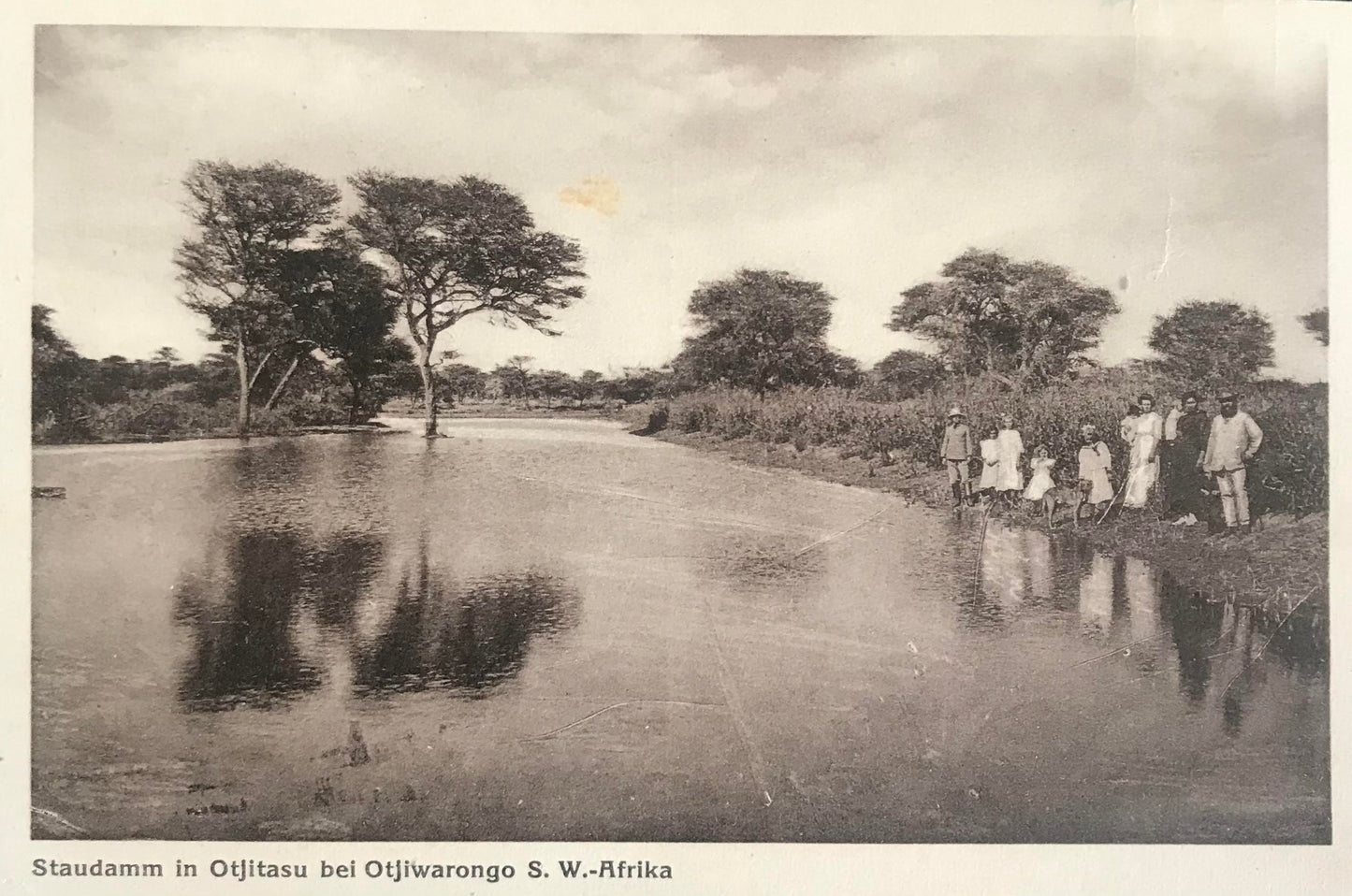 PC0123 - SWA - Staudamm in Otjitasu bei Otjiwarongo / SWA - Dam in Otjitasu near Otjiwarongo