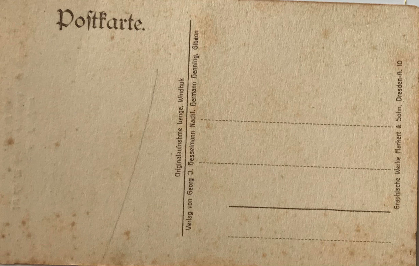 PC0172 - DSWA Postkarte - Am Fischfluss, Bezirk Gibeon / DSWA Postcard - At the Fish River, Gibeon District