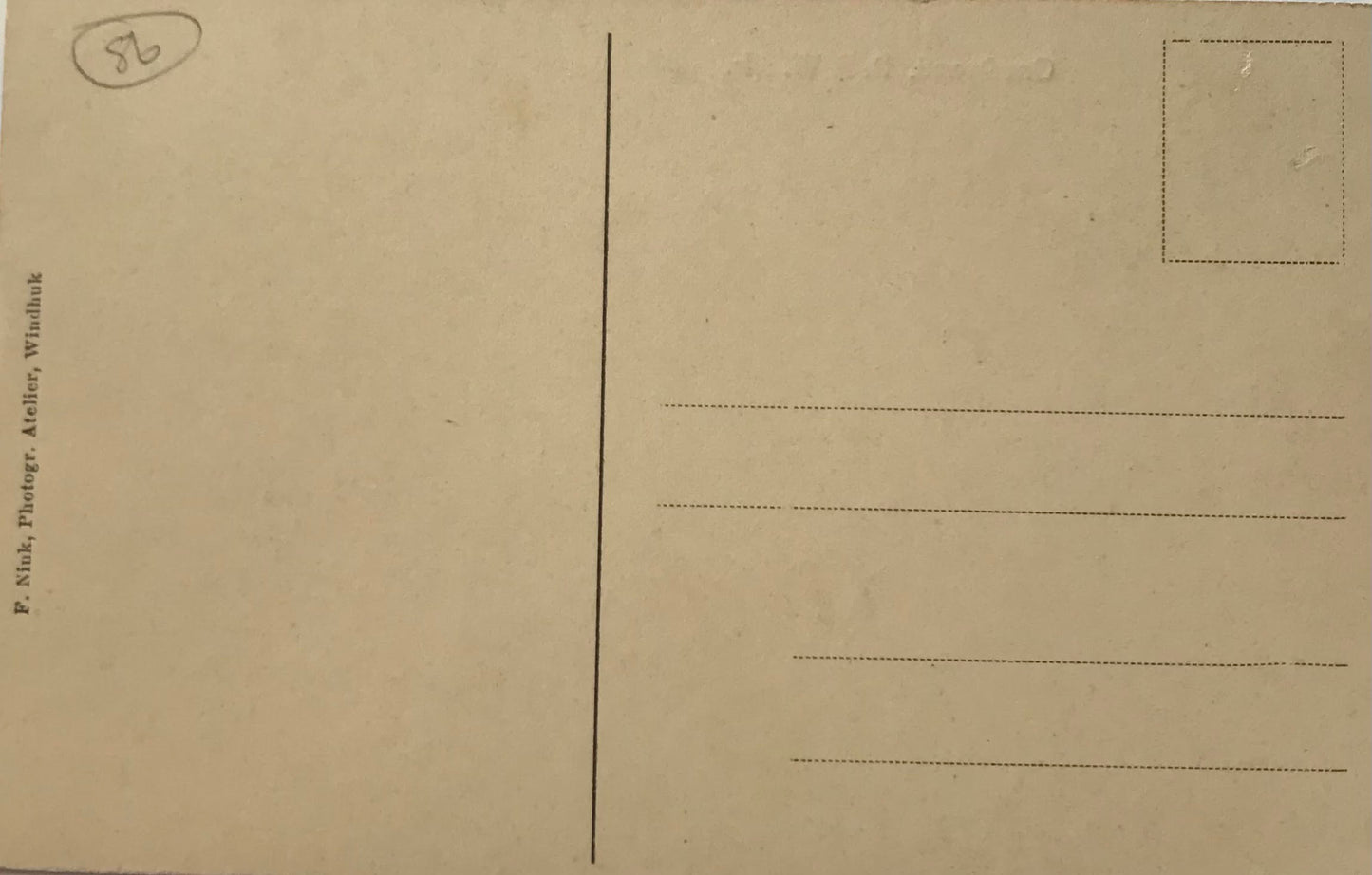 PC0174 - DSWA Postkarte - Grassbrand / GSWA postcard - grass fire