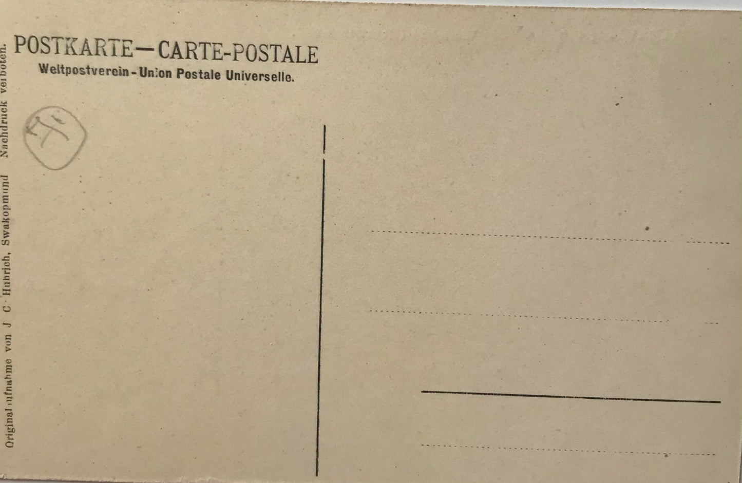 PC0178 - DSWA Postkarte - Warm - Gesamtansicht / GSWA postcard - view of Warmbad