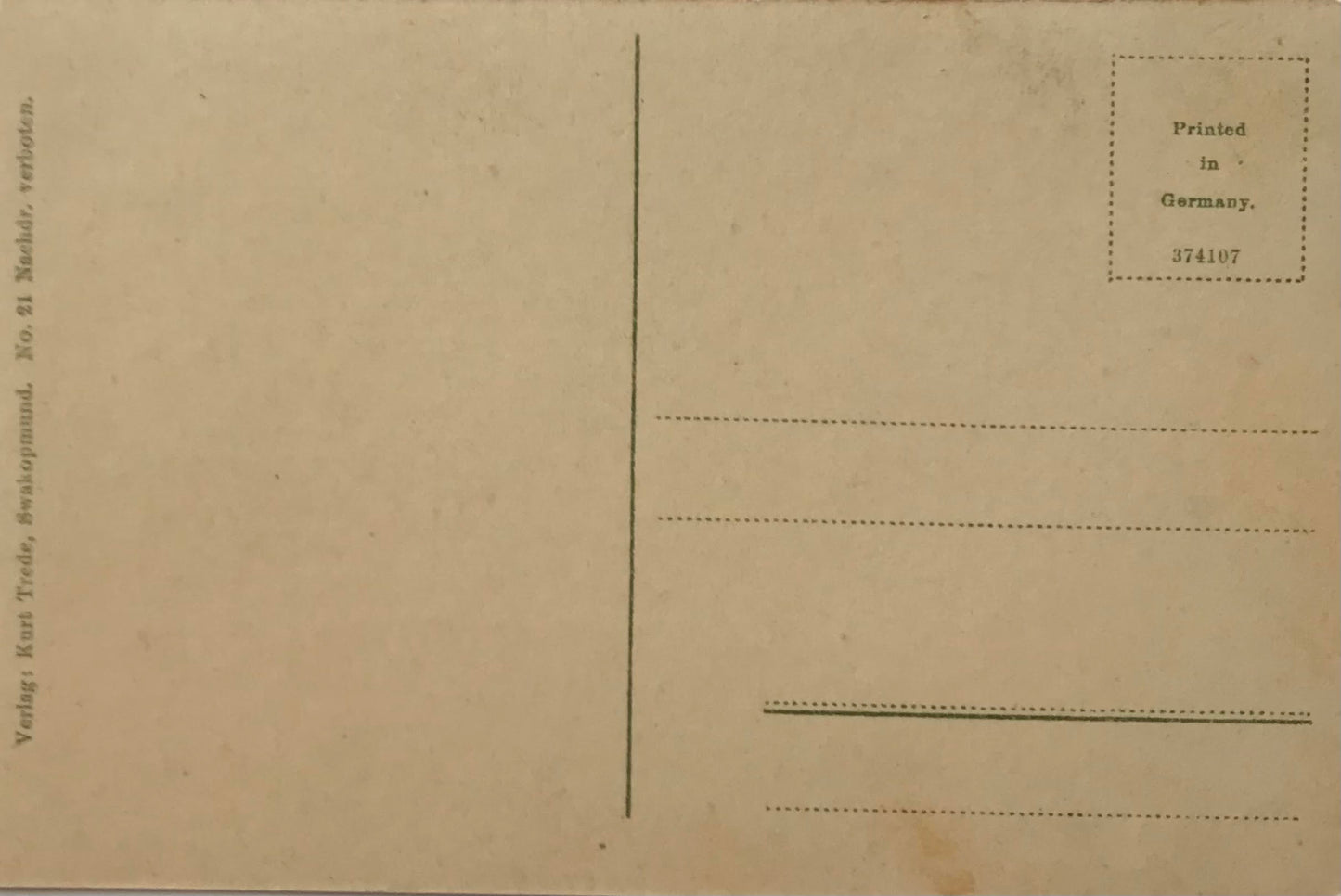 PC0182 - Postkarte SWA - Katholisches Eingeborenen Hospital - Rheinische Mission, Swakopmund / Postcard SWA - Catholic Native Hospital - Rhenish Mission, Swakopmund