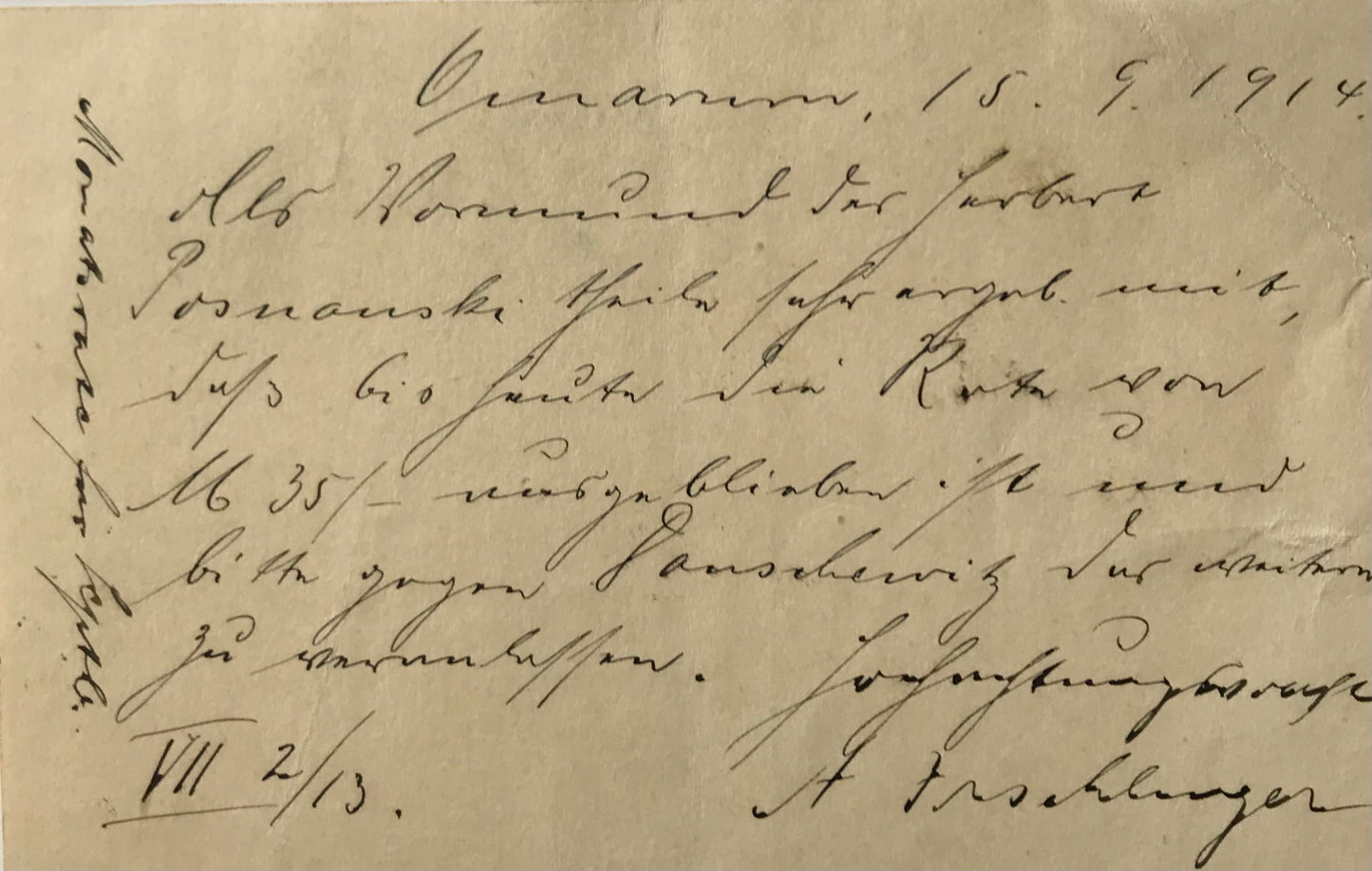 PC0183 - DSWA Postkarte - Bezirksgericht während 1.Weltkrieges -14.09.1914 / GSWA postcard - District Court during World War 1 - 14.09.1914