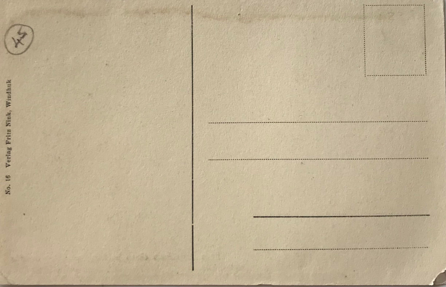 PC 0187 - DSWA Postkarte - Zum Begräbnis eines heidnischen Eingeborenen / DSWA postcard - For the funeral of a pagan native, F.Nink collection