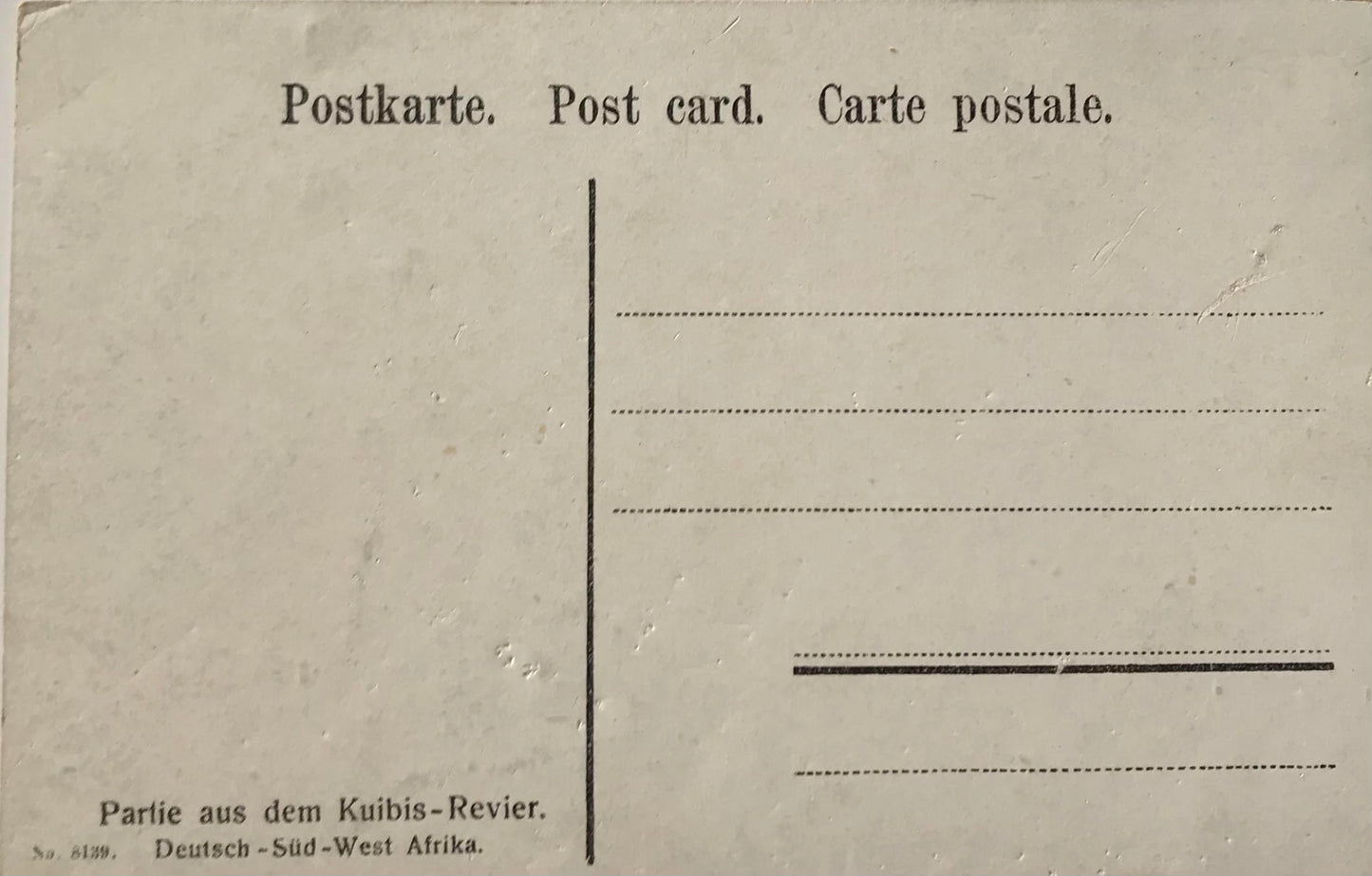 PC0194 - DSWA Postkarte - Partie aus dem Kuibis-Revier / GSWA postcard - sceneny at the Kuibis river