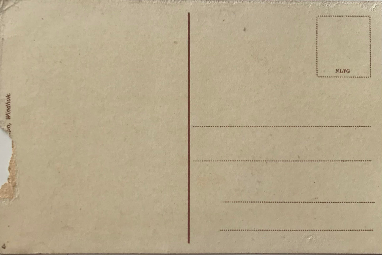 PC01950 - DSWA Postkarte - Dorf Kanus / GSWA postcard of Kanus village